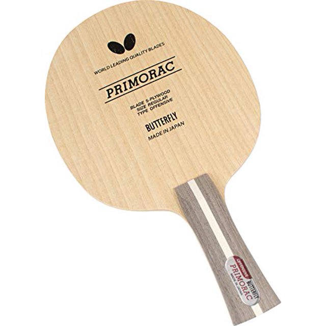 Butterfly Primorac Blade Table Tennis Blade - 5-ply All-Wood Blade - Professional Table Tennis Blade - Available only The FL Handle Type - Made in Japan