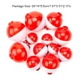 thumbnail image 4 of Sonducket 12 Uds flotador clásico largo tiro duradero duro Bobber ligero plástico peces flotadores accesorios herramientas accesorios Pescar, 4 of 6