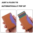 thumbnail image 5 of for iPhone 7 Plus/8 Plus 2 In 1 Detachable Magnetic Card Slots Back Case, PU Leather RFID Blocking Kickstand Fashion Shockproof Protective Phone Case Cover for iPhone 7 Plus/8 Plus, Brown, 5 of 10
