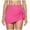 Hot Pink, variant on Plus Size Swimwear Slit Drawstring Exposure Double Layer Triangle Yoga Plus Size Underwear,Hot Pink,2XL