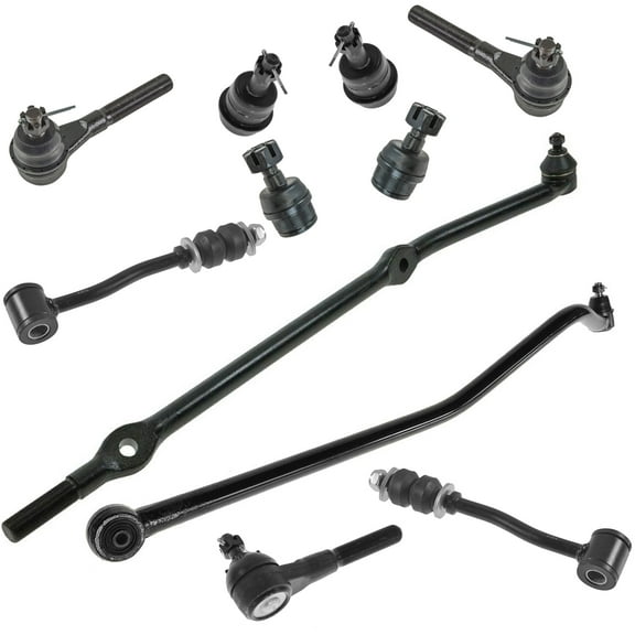 TRQ 11 pc Kit Ball Joint Tie Rod Track Sway Bar Link for Grand Cherokee ZJ 4.0L PSA59448 Fits select: 1993-1995 JEEP GRAND CHEROKEE