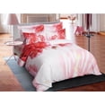 thumbnail image 3 of Dolce Mela DM700Q Floral Bedding Duvet Cover Set, Queen Size - Pink, 3 of 5