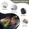 thumbnail image 3 of Universal Car Trunk Mat 29"x39", Purple Wisteria Blooms Waterproof Cargo Liner, Non-Slip Durability Cargo Mat, Countryside Lavender Path Romantic All Weather Rear Trunk Protector for Car SUV, 3 of 9