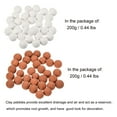 thumbnail image 3 of Uxcell 9-10mm 0.88 Lbs Clay Pebbles Red White Gardening Potted Balls for Hydroponic Growing, 3 of 5