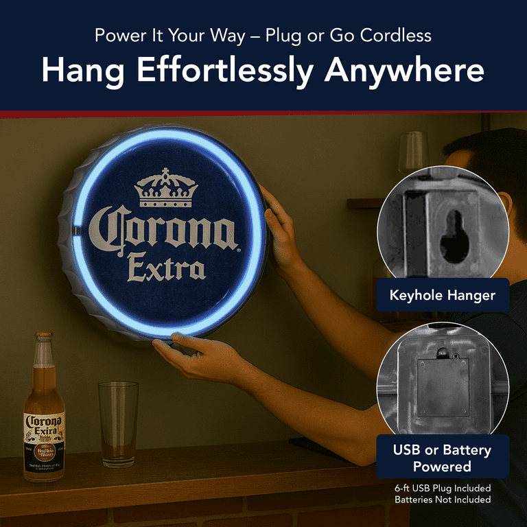 American Art Decor Corona Extra Beer LED Neon Light Sign
