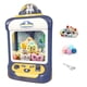 thumbnail image 1 of Mini Claw Machine for Kids, Double Lever, Electronic, with Stuffed Animals and Balls, Blue Rabbit, 1 of 1
