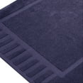 thumbnail image 6 of White Classic Hotel Collection Absorbent Cotton Bath Mats, Spa Reversible Floor Towels, not a Bathroom Rug, Navy Blue, 22 x 34, 2 Pack, 6 of 8