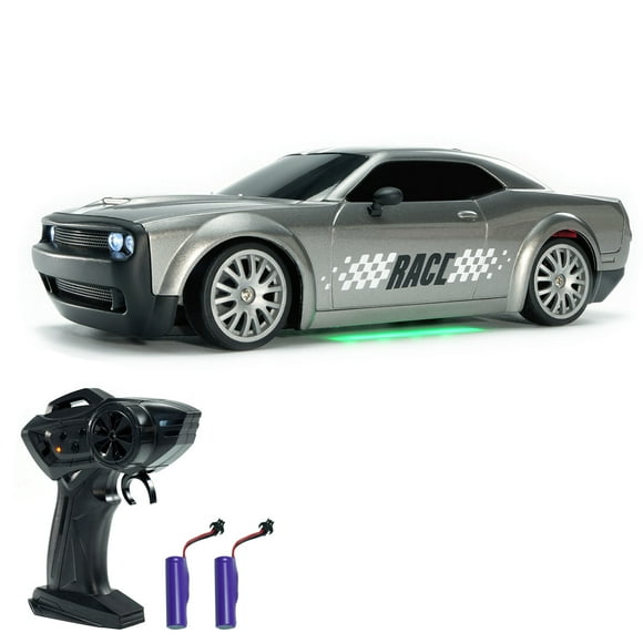 Remote Car,Car Vehicle 2 Batteries Vehicle With 20 Toy Car 1 Remote Car 1 20 Batteries Kids Silver Drift Car Toy Car With 2
