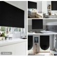 thumbnail image 6 of Light Filtering Blinds,Cellular Blinds,Lazblinds No Tools-No Drill Original Blackout Pleated Paper Temporary Shades Black 90*150cm, 6 of 7