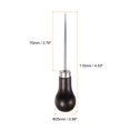 thumbnail image 2 of Handwork Sewing Awl Single Gourd Punch Hole Tool with Wooden Handle, Dark Brown, 2 of 7