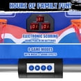 thumbnail image 6 of Foldable Indoor Basketball Arcade Game for All Players, SEGMART Dual Shot Indoor Basketball Game with Electronic Scorer, Portable Basketball Hoop Arcade with 8 Game Modes, 6 Balls for 2 Players, 6 of 9