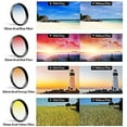 thumbnail image 3 of 52mm Clip-on Graduated Color Polarizer Cpl Filters Kit-professional Photography Cellphone Camera Lens Filters For Iphone Samsung Smartphone (apl-52uv-, 3 of 5