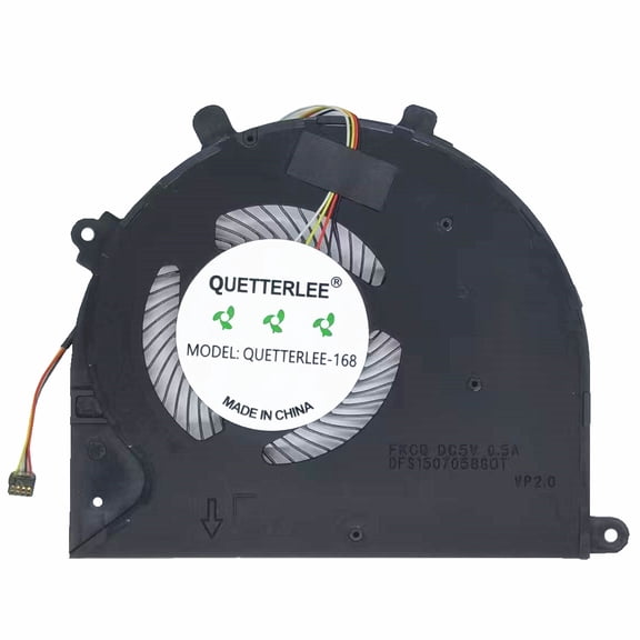 QUETTERLEE Replacement New CPU Cooling Fan for Razer Blade Stealth RZ09-0239 Series DC 5V 0.5A DFS1507058G0T FKCQ Fan
