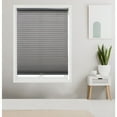 thumbnail image 5 of Linen Avenue Cordless Standard Light Filtering Cellular Shade 49 W x 84 H, Dark Grey (Arrives 1/4" Narrower), 5 of 8