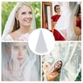 thumbnail image 3 of Voile de Mariage pour Mariée, Dentelle Cathédrale, Long Voile, Voile de Robe de Mariée, Coiffe de Mariée, 3 of 8