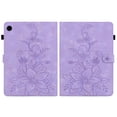 thumbnail image 1 of XYX Tablet Case for Samsung Galaxy Tab A9 8.7 inch SM-X110 SM-X115, Lily Flower Pattern PU Leather Multiple Viewing Angles Stand Slim Folio Tablet Cover (Purple), 1 of 7