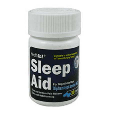 - Sleep Aid For Nighttime Use Diphenhydramine HCL 30 Caplets Pack of 3