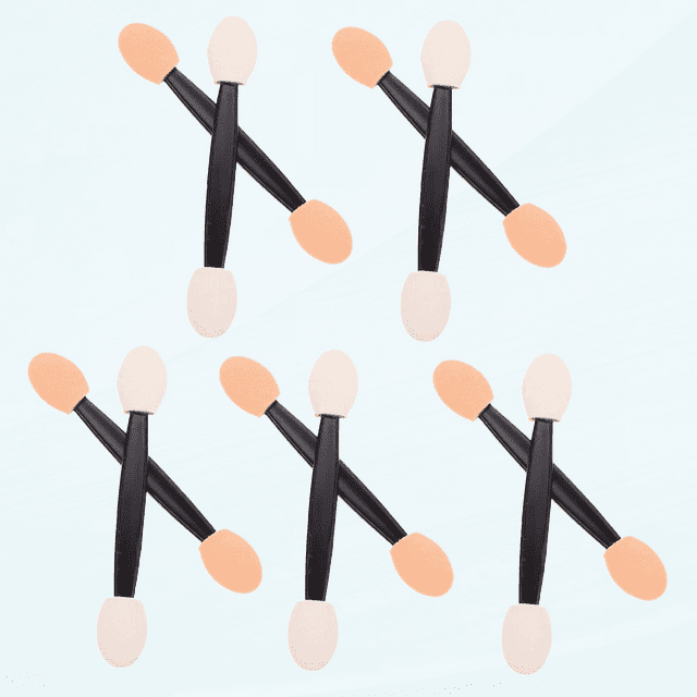 300 Pcs Double Ended Eyeshadow Brush Bulk Makeup Brushes Professional Makeup Brushes Beauty Tools Eyeshadow Brush Sponge Cosmetic Brushes Eyeshadow Sponge Eyeshadow Makeup Tool 6cm