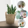 thumbnail image 4 of unbranded Maceta Tejida Para Plantas De Interior Con Y Asa De Transporte, 4 of 7