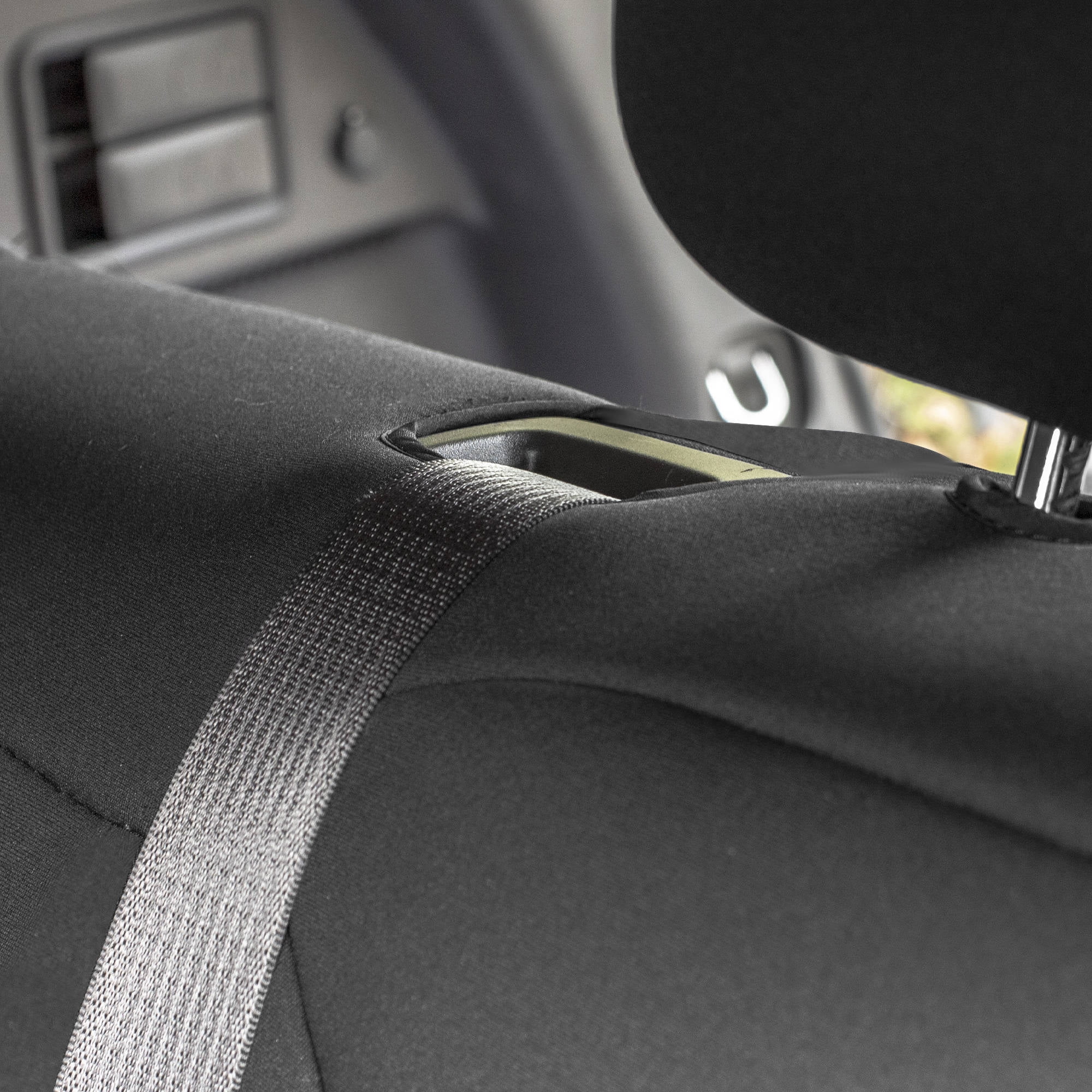 For Chevrolet Equinox 2018-2023 FH Group Neoprene Waterproof Custom Fit Car Seat Covers - Gray Rear Set