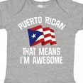thumbnail image 4 of Inktastic Puerto Rican Awesome Boys or Girls Baby Bodysuit, 4 of 5