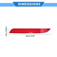 thumbnail image 4 of Reflector de Parachoques Trasero Lado Derecho No.63147842956 para BMW 528i 2012-2016 Rojo, 4 of 7