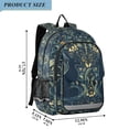 thumbnail image 2 of FORMRS Unisex School Backpack 17" Student Travel Bag with Laptop Compartment, Shadowy Forest Pattern, 2 of 7