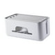 thumbnail image 3 of Caja de gestión de cables, tapa de regleta, organizador de cables para oficina Blanco, 3 of 9