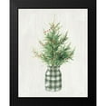 thumbnail image 2 of Nai, Danhui 12x14 Black Modern Framed Museum Art Print Titled - White and Bright Christmas Tree II Plaid, 2 of 5