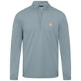 thumbnail image 2 of Men's Levelwear Gray Houston Astros Heron Insignia 2.0 Quarter-Zip Jacket, 2 of 3
