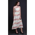 thumbnail image 4 of Bimba Robe Teinture sur Nœuds Décontractée Longue Dos Nu à Col Licou pour Femmes, Robe de Plage Imprimée - Grand, 4 of 6