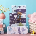 thumbnail image 5 of Reverible Baby Boy Wrapping Paper Roll for Boys Kids Infant - Baby Blue Gift Wrap Sheets with Bear Balloon Moon Star Patterns for Neutral Baby Shower Birthday - Total 28.5sq.ft, 5 of 15