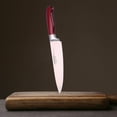 thumbnail image 3 of Hampton Forge Argentum 8" Red Chef Knife, 3 of 4