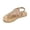 Beige, variant on Womens Flat Thong Sandals Round Open Toe Flip Flops Slip On Slide Dressy Summer Beach Walking Shoes Flower Flats