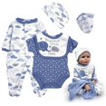 thumbnail image 1 of Set de ropa para la muñeca Reborn Baby Doll Pedolltree Little Elephant, 1 of 7