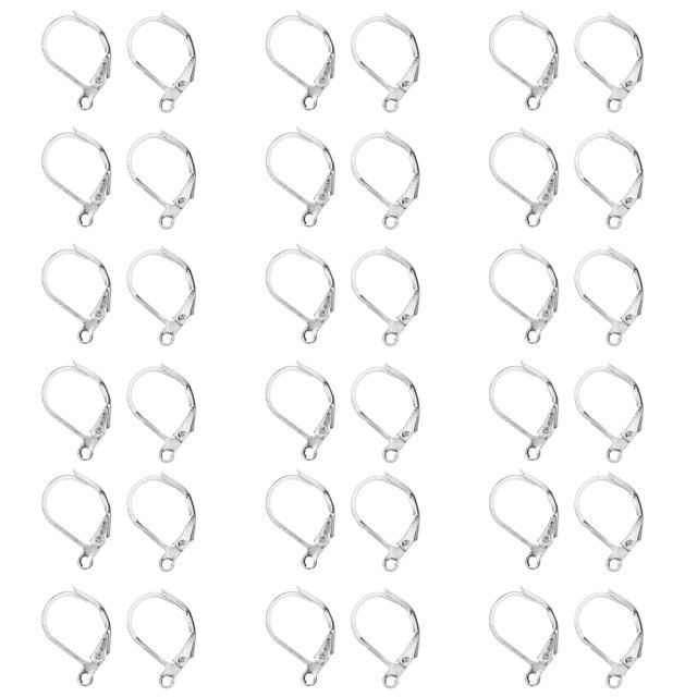 unbranded 100Ud Aros Para Pendientes De Cobre Sin Rebabas Fáciles Para Bricolaje Y Accesorios De Joyería