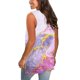 thumbnail image 3 of Camisetas de tirantes Camisetas sin mangas de cuello redondo de verano a la moda para mujer, chaleco ligero sin mangas, camiseta sin mangas con gráfico de corte holgado sexi liso (Pink, S), 3 of 5