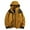 Brown, variant on Titcea Rain Jacket Men Lightweight Patchwork Long Sleeve Hooded Puffer Jacket with Pockets Fall Winter Warm Outdoor Hiking Windbreaker