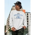 thumbnail image 2 of Brooklyn Living The Dream Sweatshirt Men -Image by Shutterstock, Male Small, 2 of 4