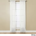 thumbnail image 3 of Miller Curtains  Angelica 108-inch Rod Pocket Sheer Panel Coal, 3 of 5