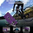 thumbnail image 3 of Phone Case for Google 8 Case,Google Pixel 8 Phone Case with Magnetic Ring Holder Stand,Heavy Duty Rugged Protective Cover for Google Pixel 8 Purple Women Men, 3 of 12