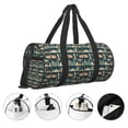 thumbnail image 3 of Fotbe UAE Travel1 1 Bolsa Deportiva de Lona Plegable con Estampado, Bolsa de Gimnasio con Bolsillo Seco/Húmedo, Bolsa de Viaje Ultraligera de Gran Capacidad, 3 of 6