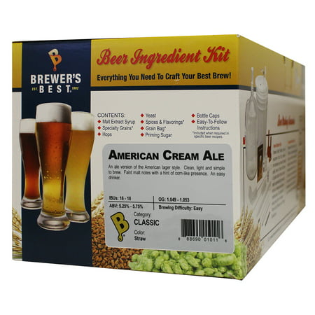 American Cream Ale Homebrew Beer Ingredient Kit (Best Beer Brewing Kit For Beginners)