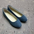 thumbnail image 6 of Xiaoxatg Women's Casual Shoes Comfortable Everyday On Footwear Ideal For Relaxing Outings Versatile Suede Design Closed Toe Heel For Any Season And Outfit 9 Dark Blue, 6 of 9
