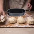 thumbnail image 3 of LIFKOME 1Set Non-stick Cheese Mold Baking Cake Mould Black for Home Bakers, 3 of 7