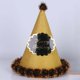 thumbnail image 5 of KAKOWELY gorros puntiagudos con pompones para cumpleaños, decoración para fiestas (dorado, plateado y negro), 5 of 5