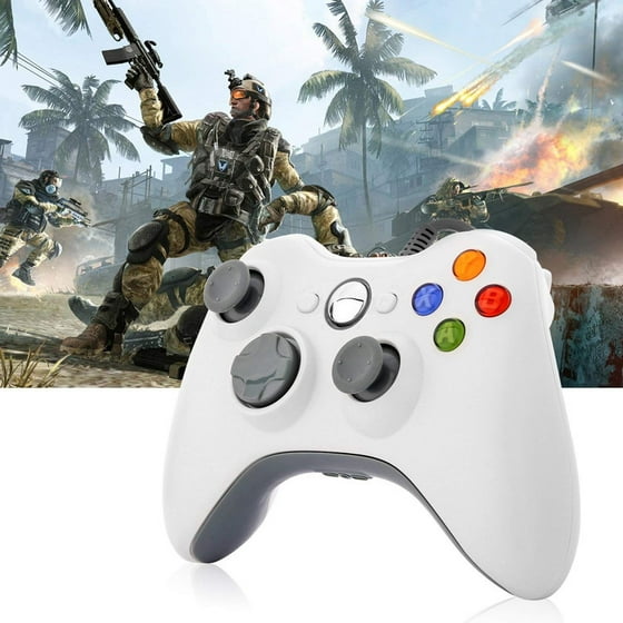 LESHP Game Controller Gamepad USB Wired Shoulders Buttons Improved Ergonomic Design Joypad Gamepad Controller For Microsoft Xbox & Slim 360 PC Windows 7