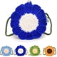 thumbnail image 1 of Bolso de crochet con margaritas hecho a mano, lindo bolso cruzado para niñas, bolso de punto para mujeres y niñas, 1 of 7