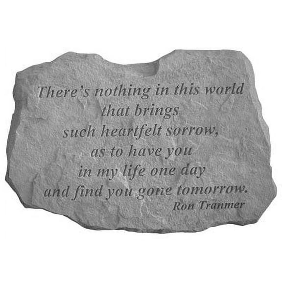 There’s nothing in this… Memorial Garden Stone Décor