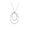 Silver, variant on Lady Necklace Exaggerated Double-layered Hoop Penant Sweater Chain Electroplated Snake Bone Chain Lightweight Clothes Accessory for Daily Wear Special Occasions